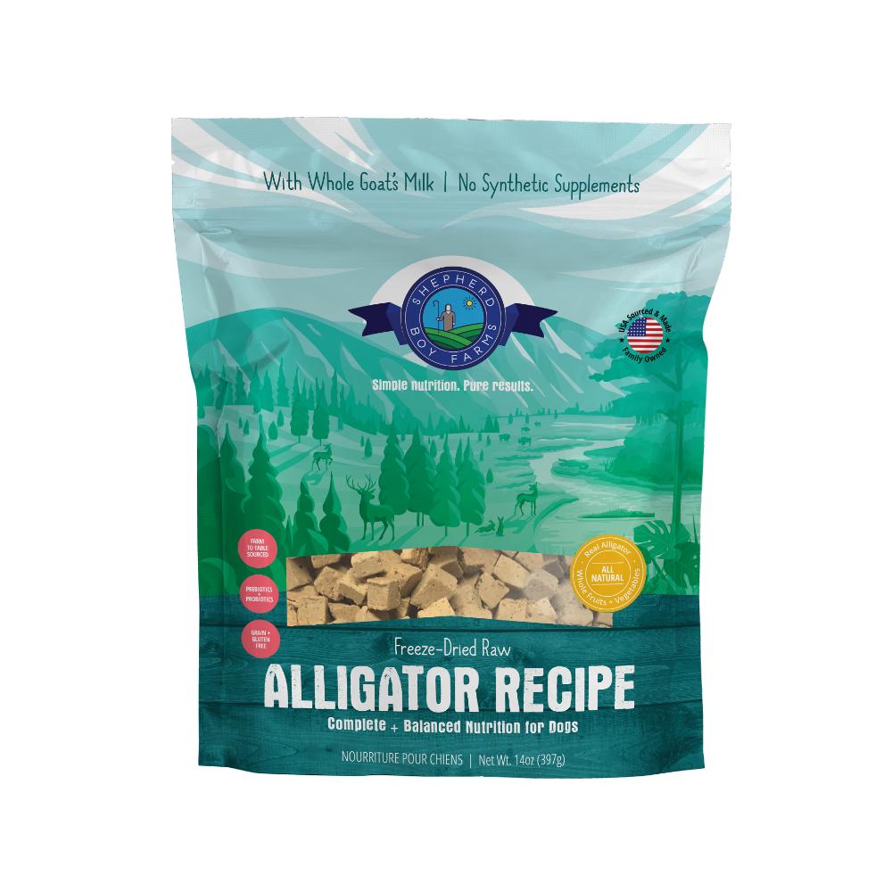 Shepherd Boy Farms Freeze-Dried Alligator Recipe for Dogs main image 1