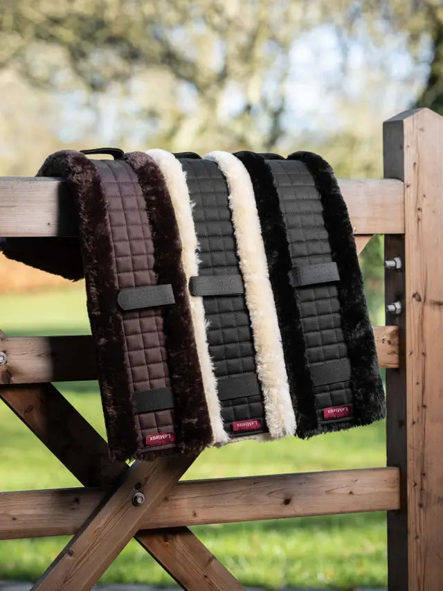 Protezione Museruola Per Cavallo LeMieux Simuwool – Morbida Finta Pelliccia – Colore Nero