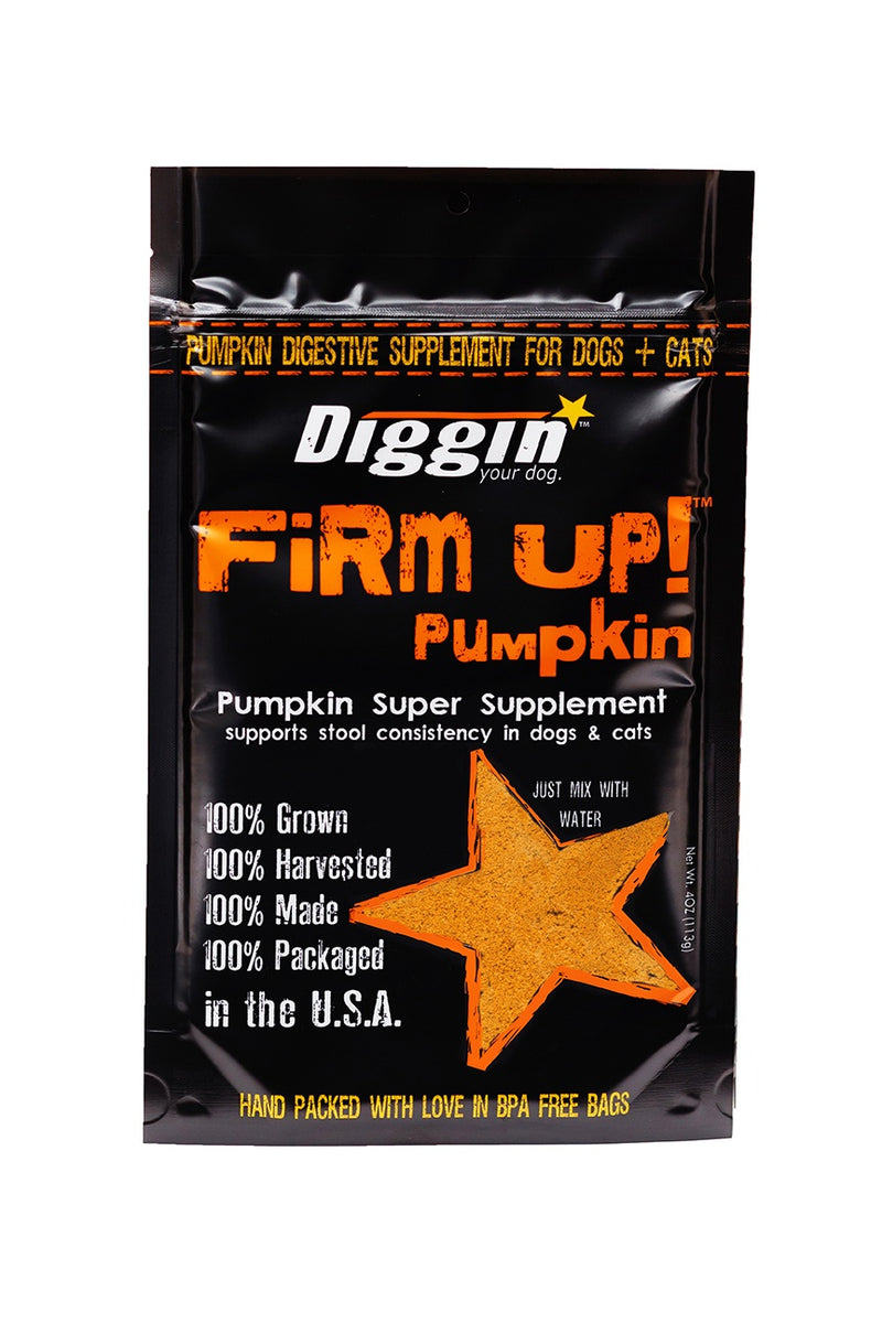 Diggin Your Dog Firm Up! Pumpkin Super Supplement for Dogs