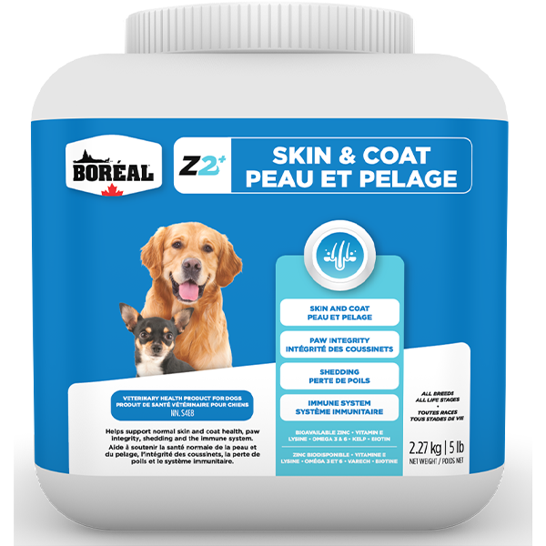 Boreal Dog Supplement Z2+ Skin & Coat – G&E Pharmacy