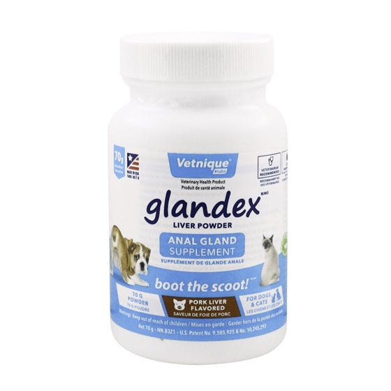 Vetnique Labs Glandex Anal Gland Supplement Pork Liver Powder for