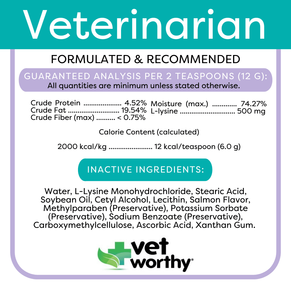 Vet store worthy lysine