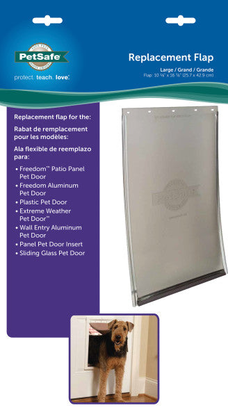 Petsafe wall entry aluminum pet sales door large