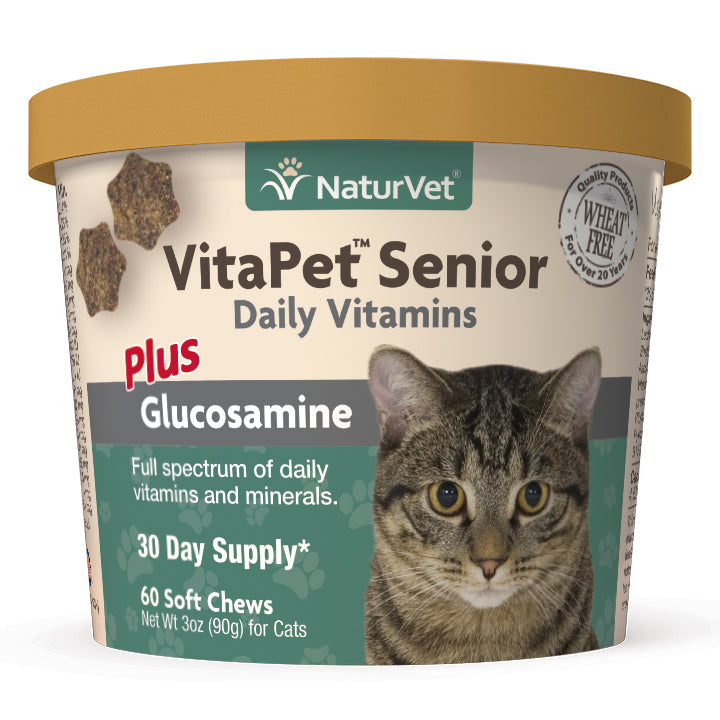 Senior cat outlet food with glucosamine