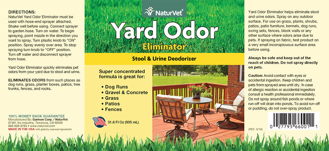 Naturvet 2025 yard odor