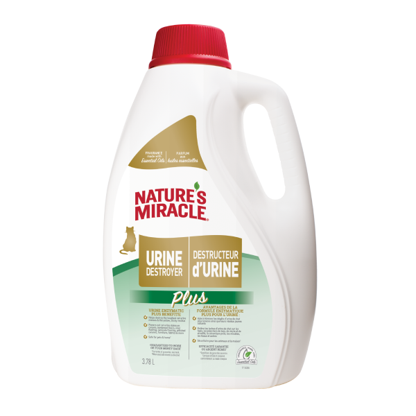 Nature's Miracle Cat Urine Destroyer Plus 128 oz – G&E Pharmacy