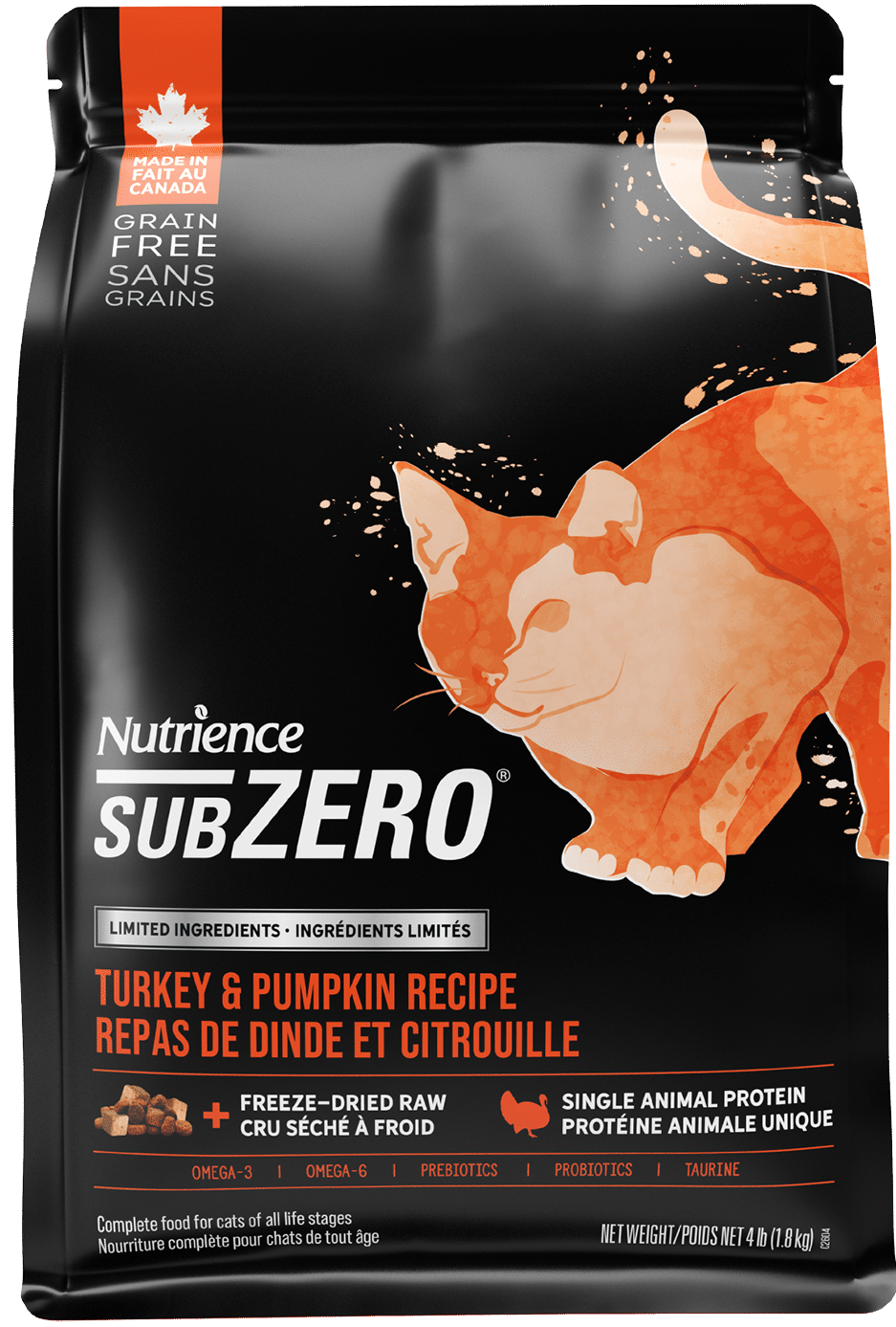 Nutrience SubZero Turkey Pumpkin Limited Ingredient Cat Food G E Pharmacy