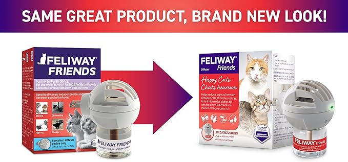 FELIWAY Friends Starter Kit Plug-In Calming Diffuser & Refill - Foto 10