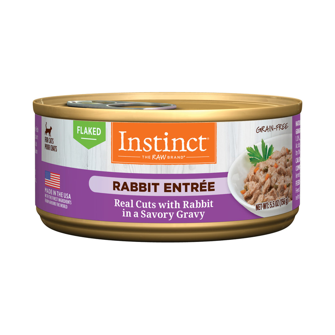 Instinct Flaked Rabbit Entree for Cats 5.5 oz