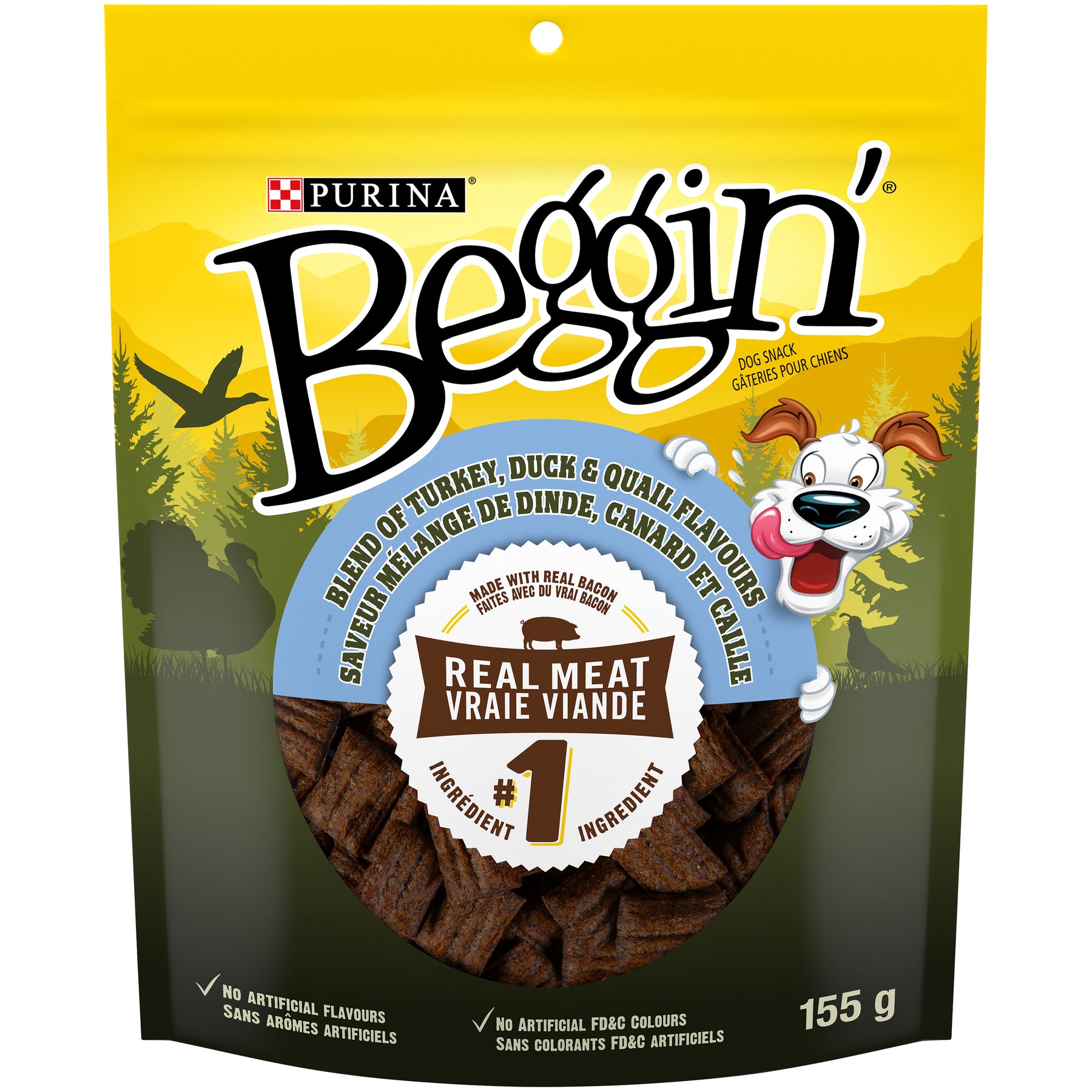 Beggin strips dog treats top barcode