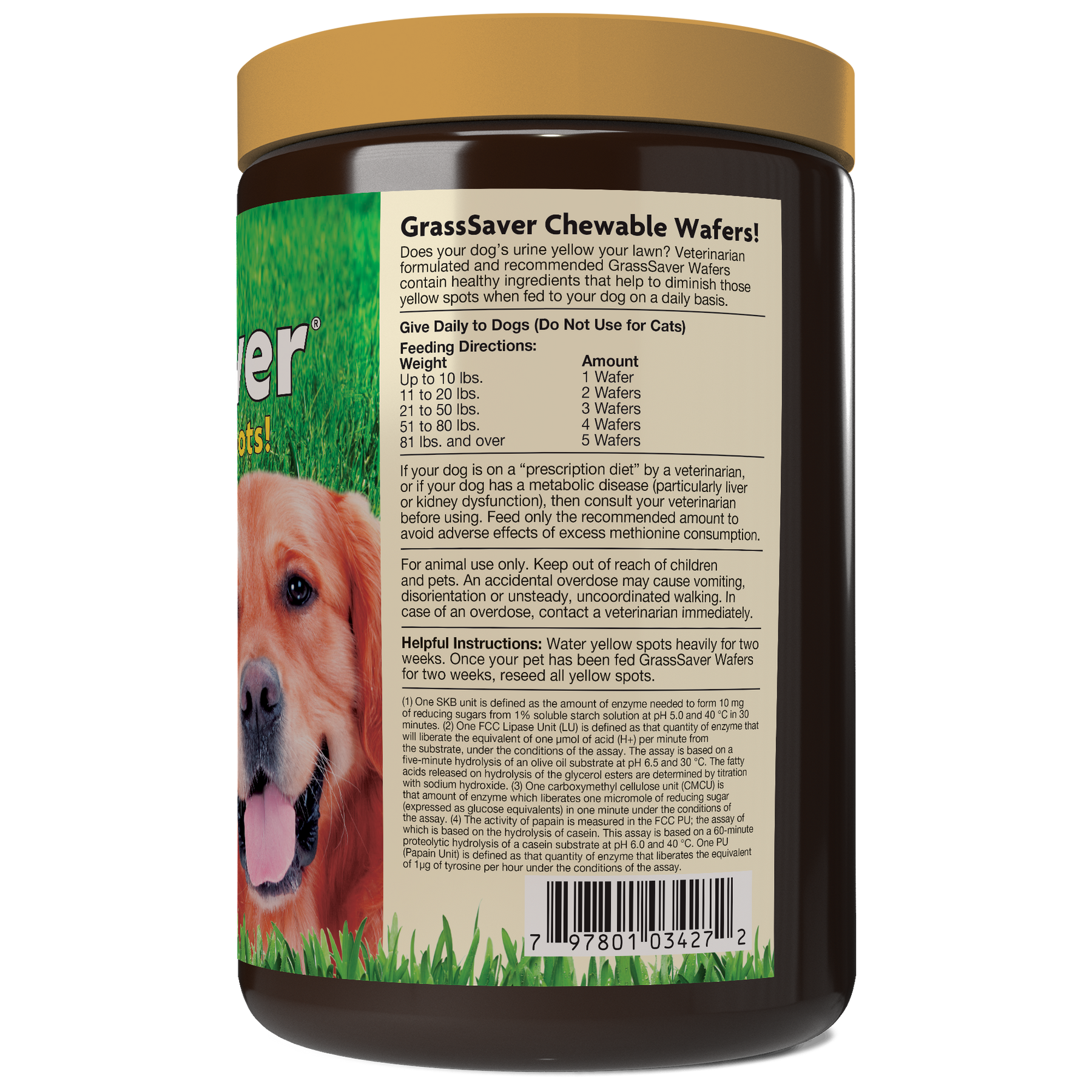 NaturVet GrassSaver 300 wafers G E Pharmacy