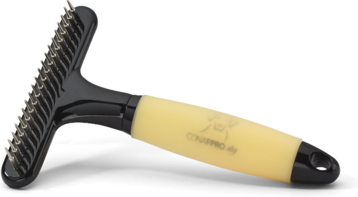 Dog grooming undercoat rake clearance