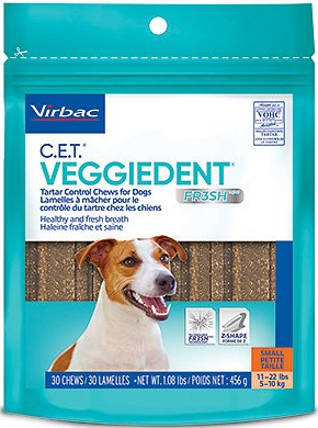 Virbac VeggieDent FR3SH Tartar Control Dog Chews